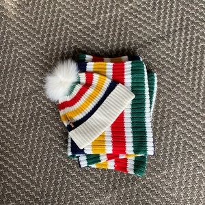 Hudson Bay Co hat and scarf